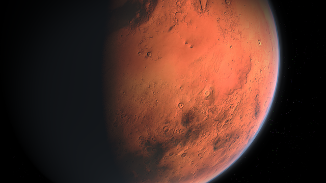 odvrácená strana Marsu